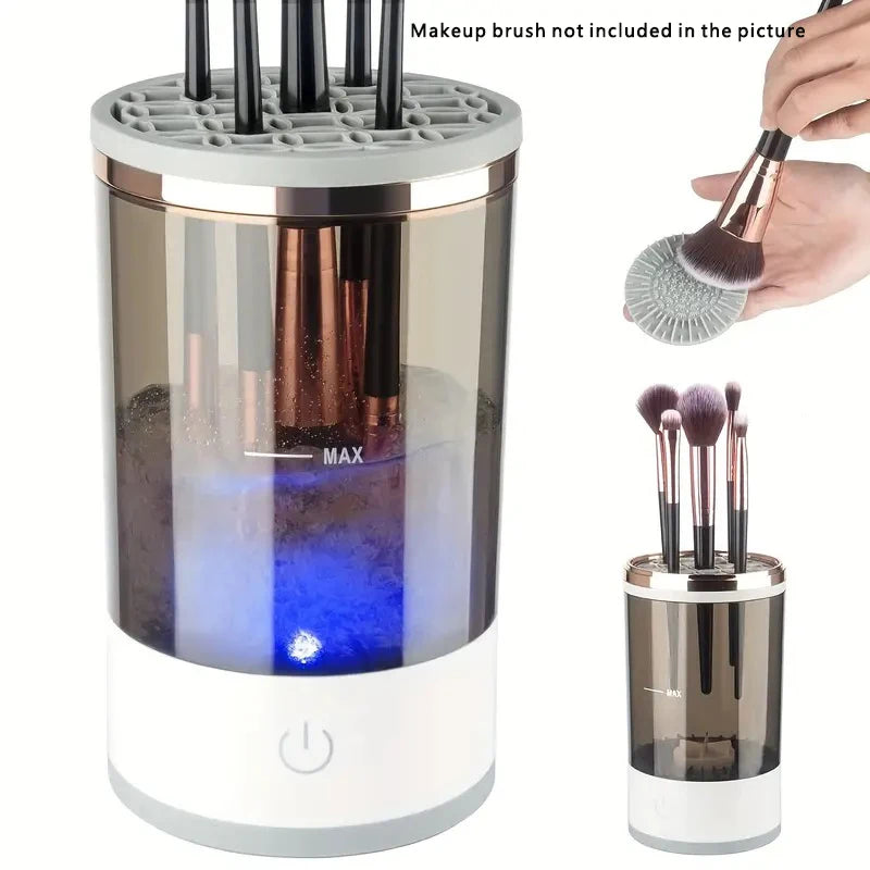Nettoyeur automatique de pinceaux de maquillage